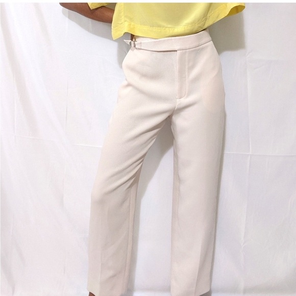 White Club Monaco Marikate Ivory Pantaloons | Size 0 - Picture 1 of 16